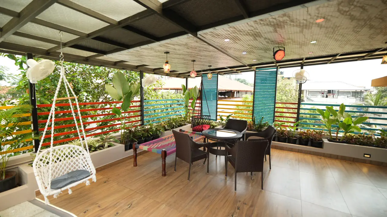 Private villa balcony